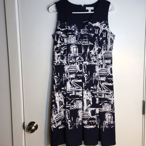 Charter club ponte Fit and flare dress NWOT